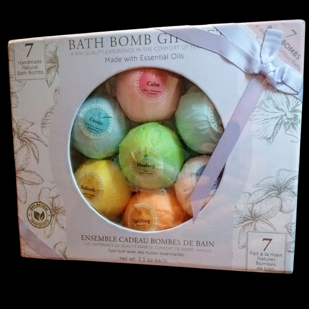 Source Unknown Colorful Bath Bomb Set with Essential Oils